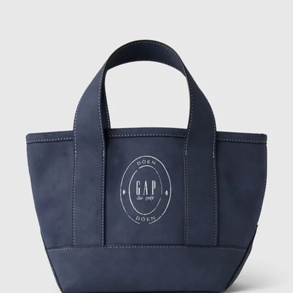 GAP X Doen Mini Vegan Suede Tote Bag - Picture 1 of 4